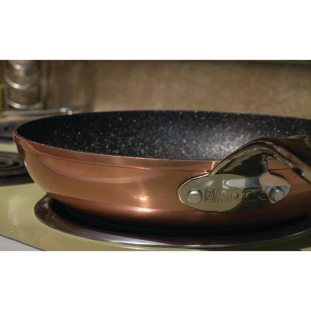 Copper and Black 10-Piece Nonstick Aluminum Cookware Set