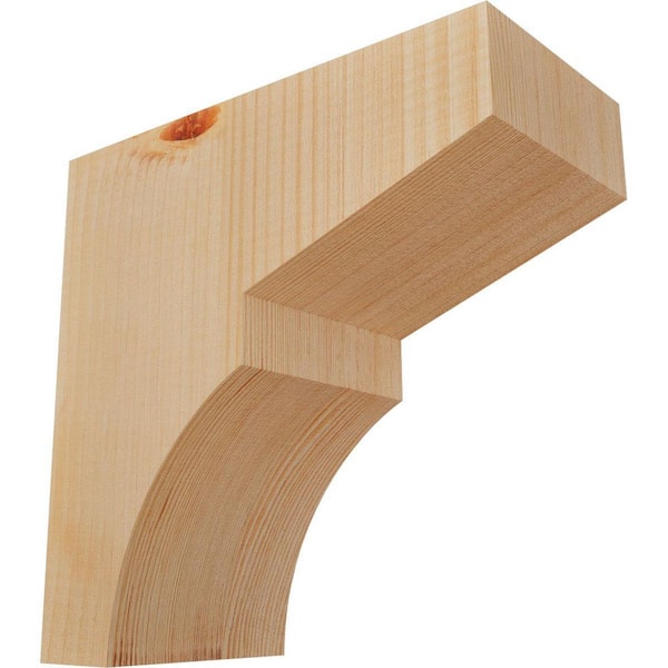 Ekena Millwork 5-1/2 in. x 12 in. x 12 in. Douglas Fir Monterey Smooth Corbel