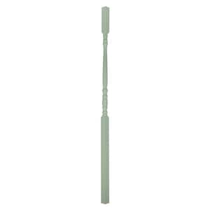Stair Parts 41 in. x 1.1/4 in. 5205 Primed Square Top Wood Baluster for Stair Remodel