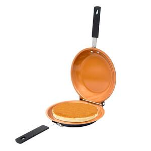 7 In. Non-Stick Ti-Ceramic Pancake Bonanza, The Easy Double Flip Pan