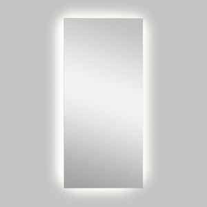 Nora 48 in. W x 22 in. H Large Rectangular Frameless Antifog Back-Lit Wall Bathroom Vanity Mirror with Smart Touch