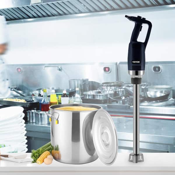 VEVOR Commercial Immersion Blender Constant Speed Heavy Duty 350W  Commercial Hand Mixer 304 Stainless Steel Hand Blender Commercial with  19.7 Removable Shaft for Kitchen Mixing 