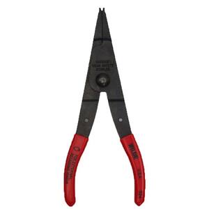 9 in. x 0.115 in. Straight Tip External Retaining Ring Pliers