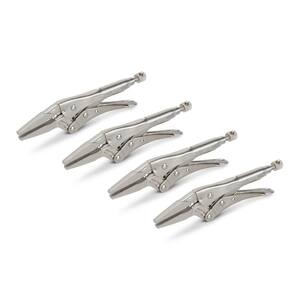 6 in. Long Nose Locking Pliers (4-Pack)