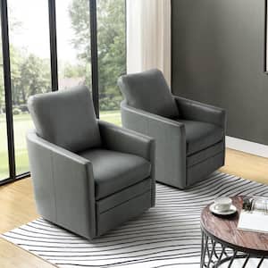 Denver Sage Swivel Chair with a Swivel Base Set of 2