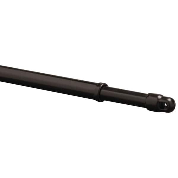 Unbranded 21 in. - 40 in. Single Curtain Rod in Oil Rubbed Bronze with Finial