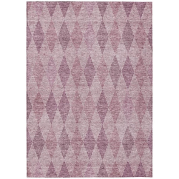 Addison Rugs Chantille ACN561 Blush 2 ft. 6 in. x 3 ft. 10 in. Machine Washable Indoor/Outdoor Geometric Area Rug