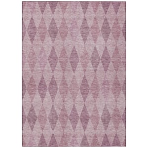 Chantille ACN561 Blush 9 ft. x 12 ft. Machine Washable Indoor/Outdoor Geometric Area Rug