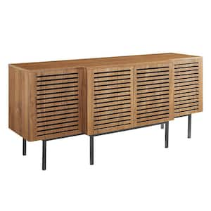 Parker Walnut Sideboard with Adjustable Shelves