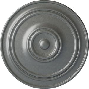 21-7/8 in. x 2-3/8 in. Classic Urethane Ceiling Medallion (For Canopies upto 5-1/2 in.) Hand-Painted Platinum