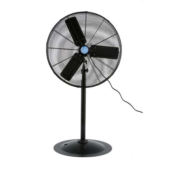 iLIVING Adjustable-Height 30 in.Industrial Pedestal Floor Fan with 7261 CFM  ILG8P30-72 - The Home Depot