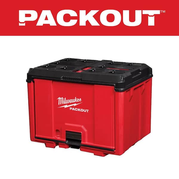 Packout 19.5 in. W x 14.7 in. H x 14.5 in. D Cabinet in Red (1-Piece)