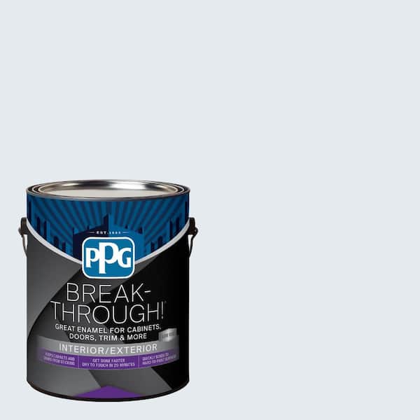 1 gal. PPG1042-1 Calla Lily Semi-Gloss Door, Trim & Cabinet Paint