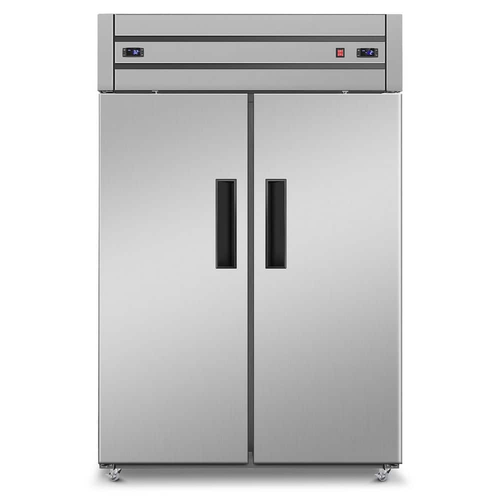 SOZT 47.24 in. W 35 cu. ft. Commercial Refrigerator and Freezer combo ...