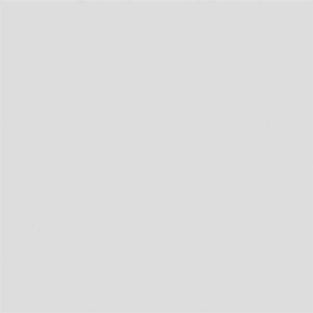 White Standard Sedgwick Rosette with Square Edge