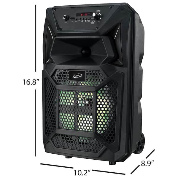 iLive Wireless Jobsite Tailgate Speaker with Bluetooth and Remote