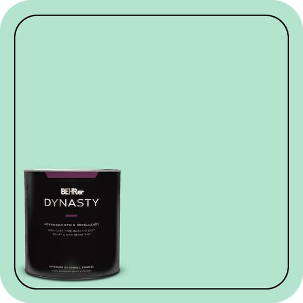 BEHR DYNASTY 1 qt. #P420-2 Crystal Rapids Eggshell Enamel Interior Stain-Blocking Paint & Primer