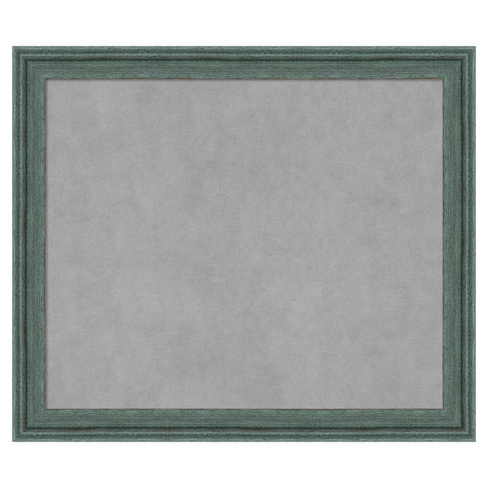 Upcycled Teal Grey 27 in. x 23 in. Framed Magnetic Board price history on PriceWatchPro