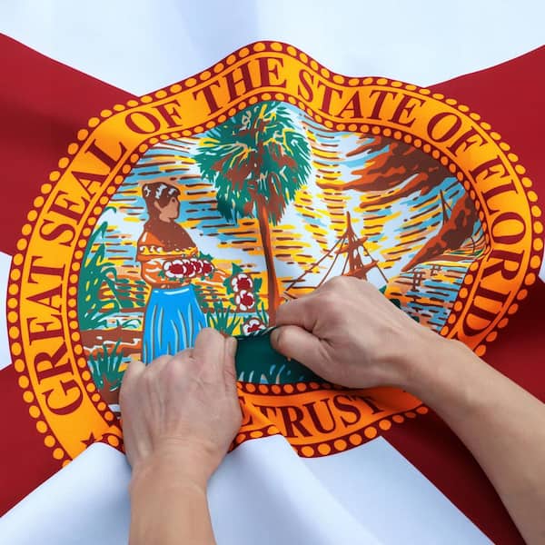 ANLEY 3 ft. x 5 ft. Polyester Rip-Proof Technology Double-Sided 3-Ply Florida State Flag