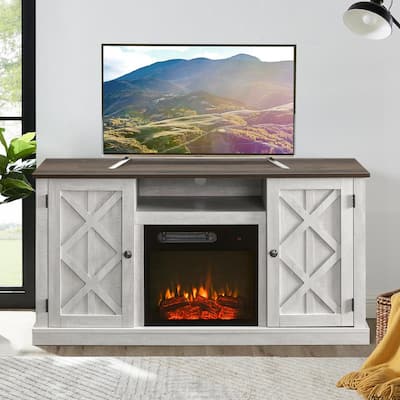 Remote Control Fireplace Tv Stands, Schuyler Tv Stand For Tvs Up To 60 With Electric Fireplace