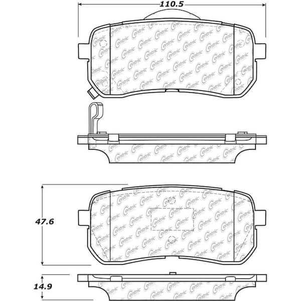 Centric Parts Disc Brake Pad Set