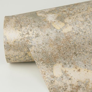 Kulta Bronze Cemented Wallpaper Sample
