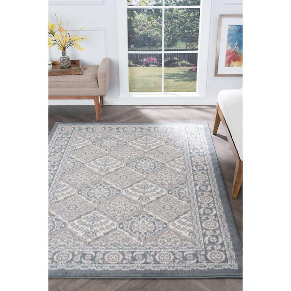 Tayse 9 X 13 (ft) Rectangular Polypropylene Non-Slip Rug Pad in