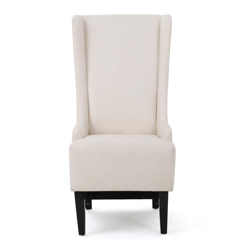 Callie Beige Fabric Parsons Chair