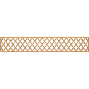 Manchester Fretwork 0.375 in. D x 46.625 in. W x 8 in. L Maple Wood Panel Moulding