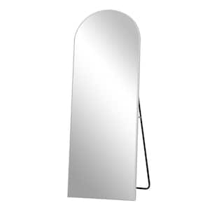65 in. H x 22 in. W Classic Arched Full Length White Mirror