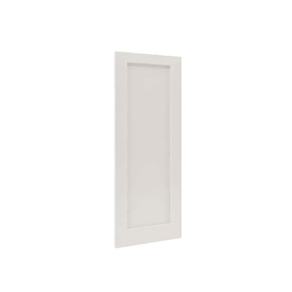 RESO 34 in. x 80 in. Single Panel Solid Core Composite Wood Primed Smooth Texture Interior Door Slab