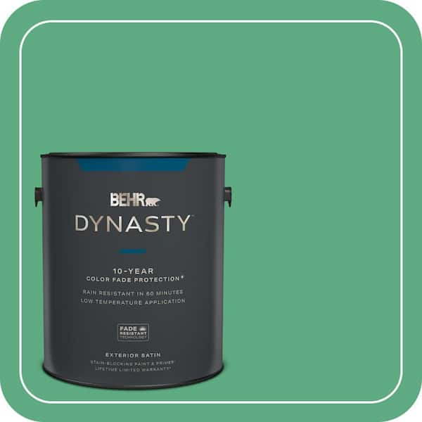 BEHR DYNASTY 1 gal. #T14-4 Edgewater Satin Enamel Exterior Stain-Blocking Paint & Primer