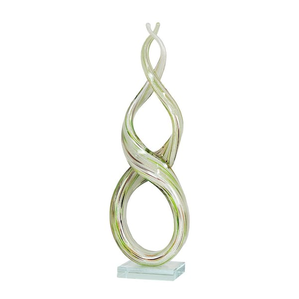 Dale Tiffany Intertwined Handcrafted Art Glass Sculpture AS20356