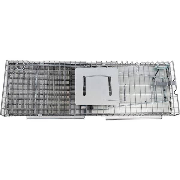 LifeSupplyUSA Large One Door Collapsible Catch Release Heavy-Duty Humane Cage Live Animal Trap for Gophers, Beavers and Others