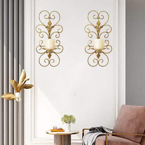 Set of 4 Brass Antique Ornament Furniture Appliques. Decoration