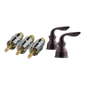 Avalon 2-Handle Metal Lever Handle Replacement Kit, Tuscan Bronze
