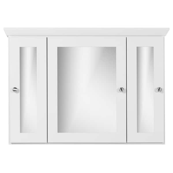 Simplicity By Strasser Shaker 36 In W, Bathroom Medicine Cabinets With Lights Home Depot