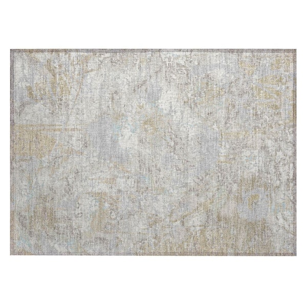 Chantille Machine Washable Indoor/Outdoor Abstract ACN2929 Ivory 2 ft. x 3 ft. Accent Rug