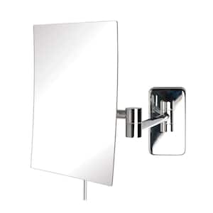 9 in. x 10 in. Wall Makeup Mirror in Chrome