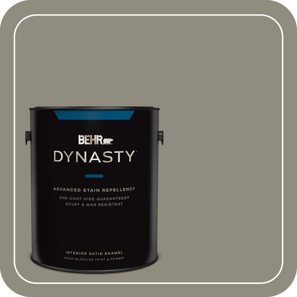 1 gal. #MQ6-25 Pavement Gray One-Coat Hide Satin Enamel Stain-Blocking Interior Paint and Primer price history on PriceWatchPro