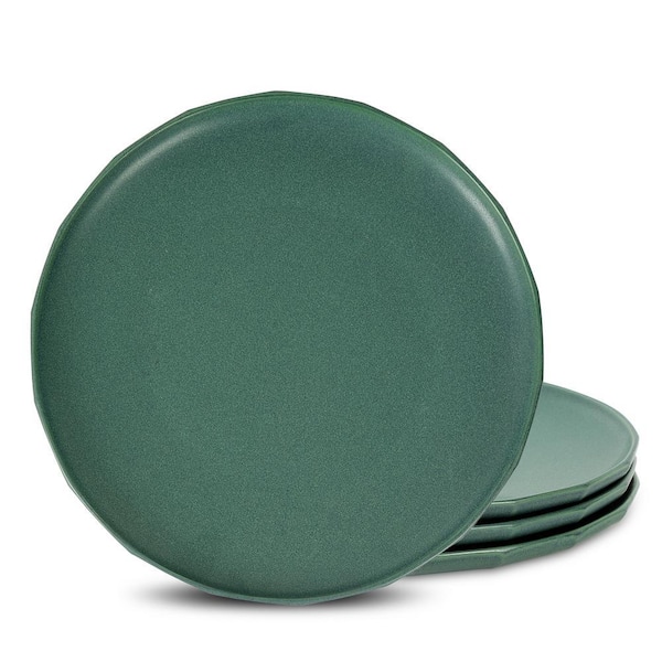 Rio 4-Piece Green Stoneware Full Set (Service for 4)