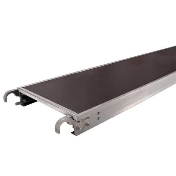 7 ft. x 19 in. Aluminum Scaffold Platform with Anti-Slip Plywood Deck