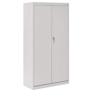 Sandusky Steel Freestanding Garage Cabinet in Dove Gray (36 in. W x 72 ...