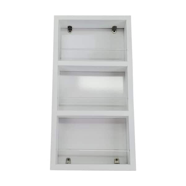 White wooden spice online rack