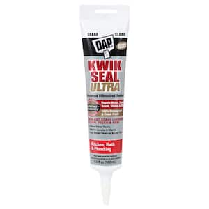 GE Supreme Silicone 2.8 oz. Clear Window and Door Caulk 2764358