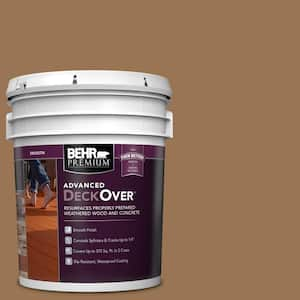 5 gal. #SC-115 Antique Brass Smooth Solid Color Exterior Wood and Concrete Coating