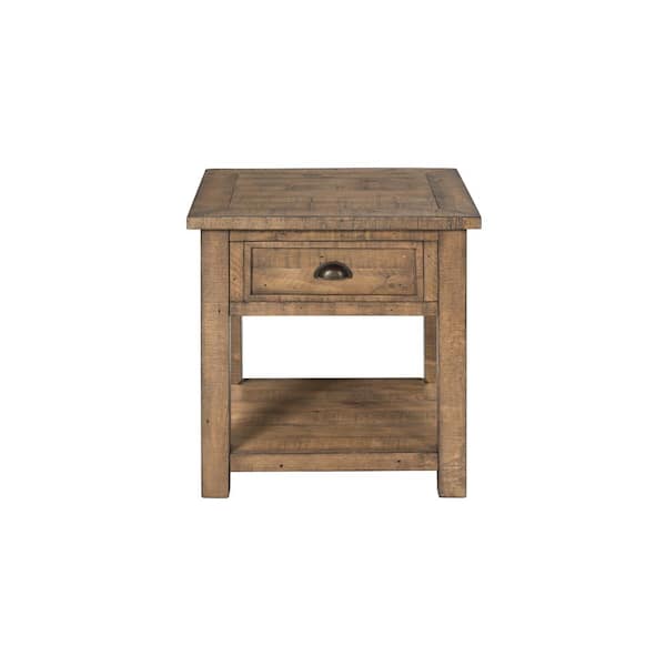 Martin Svensson Home Reclaimed Natural 24 in. H Monterey End Table