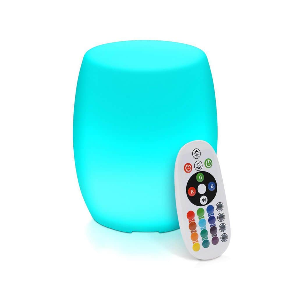 Adjustable Color LED Light Barrel-Shaped Plastic Outdoor Bar Stool with Remote Control price history on PriceWatchPro