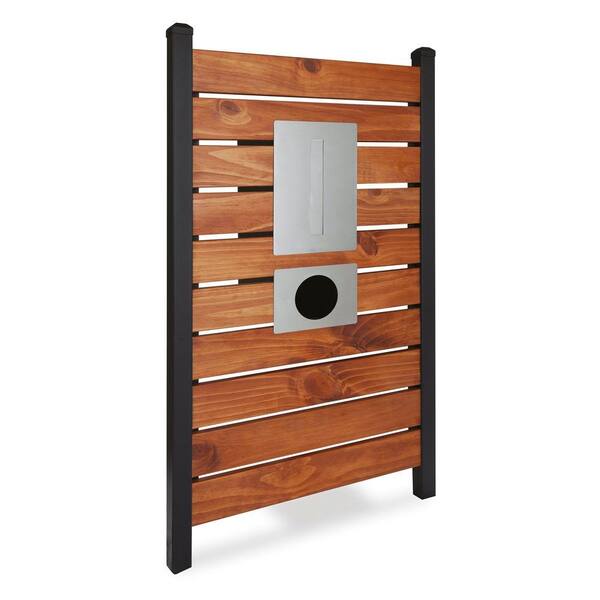 Sandleford Malibu Letterbox Stainless Steel/Galvanized Steel/Timber Freestanding Mailbox