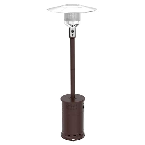 Sundara 48,000 BTU Bronze Propane Standing Patio Heater with Wheels